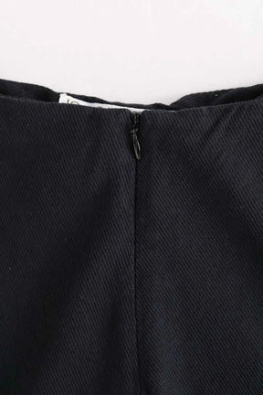 Pantalon droit Jean-Charles de Castelbajac Noir en Coton