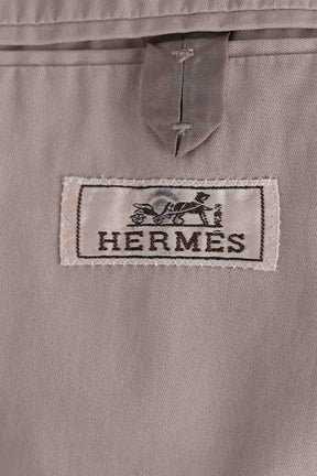 Veste Hermès Beige en Coton