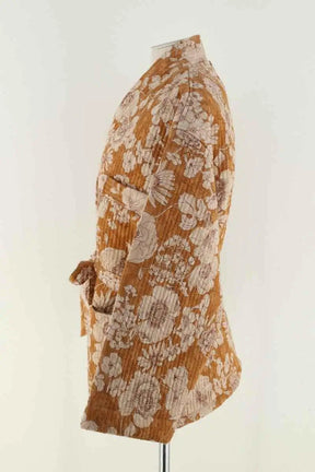 Veste Antik Batik Marron en Coton