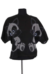 T-shirt Paul & Joe Noir en Coton, taille XS - Seconde Main