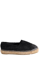 Espadrilles Chanel Noir en Tissu, taille 38 - Seconde Main