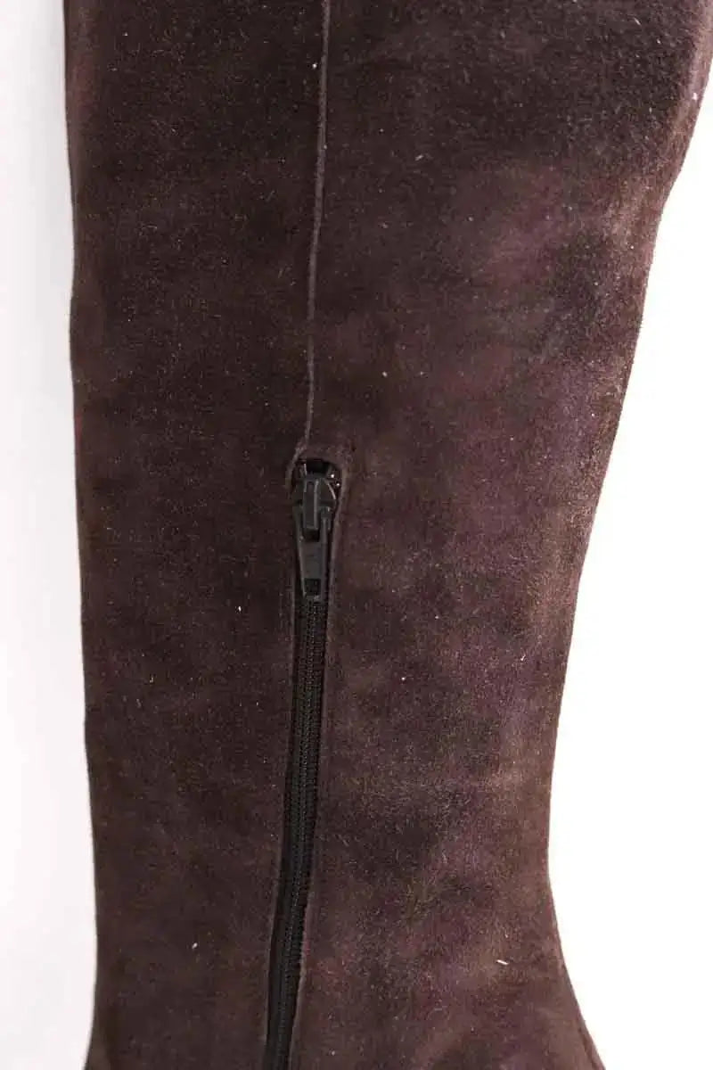 Bottes LK Bennett Astrid Marron en Daim