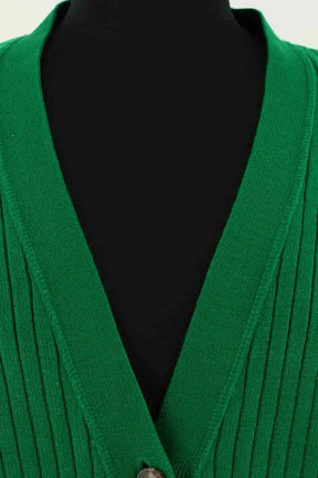 Cardigan Make My Lemonade Vert en Laine