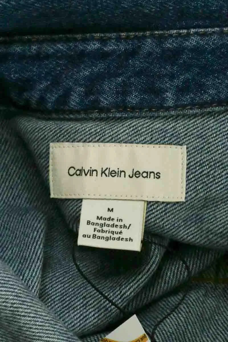 Veste Calvin Klein Bleu en Coton