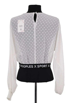 Blouse The Kooples Blanc en Synthétique