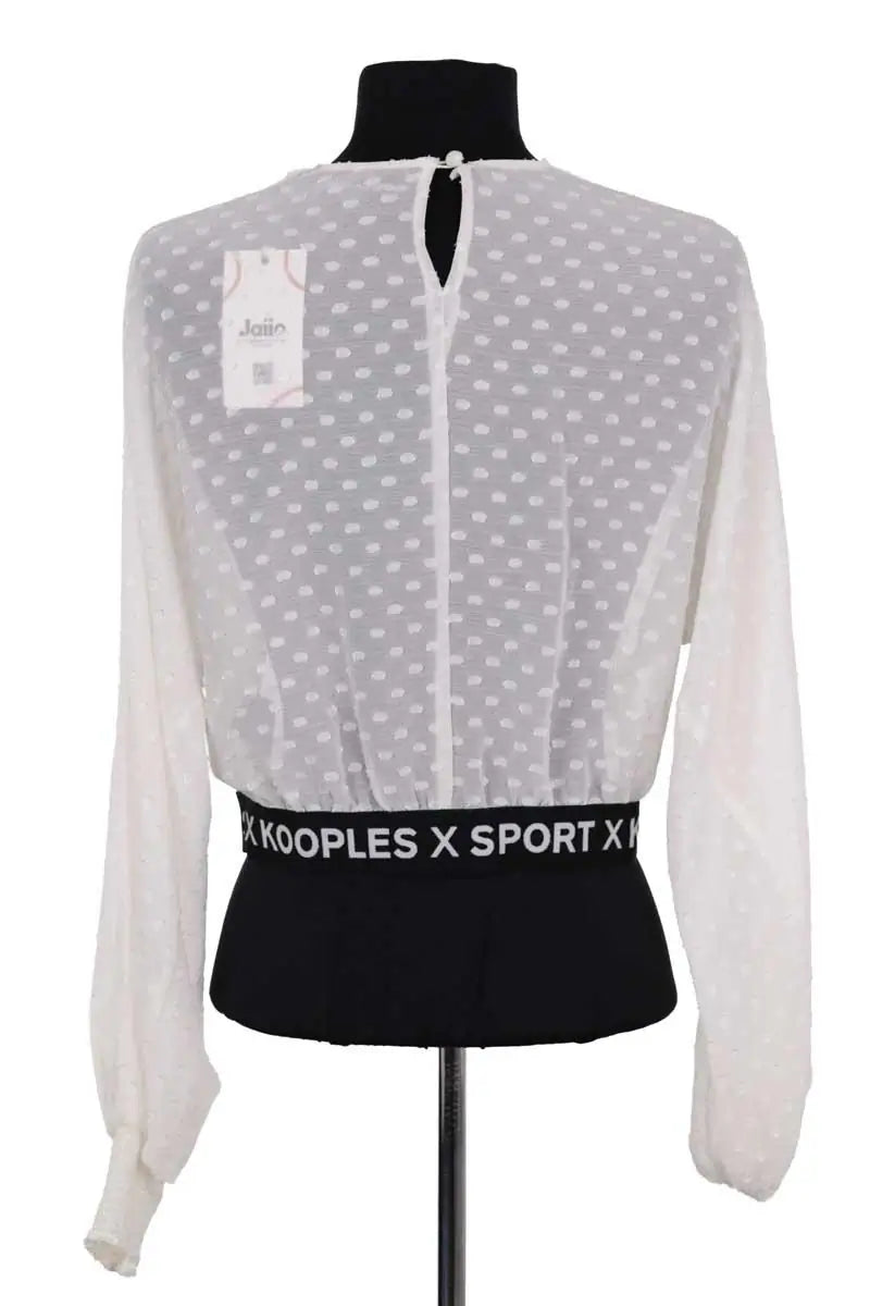 Blouse The Kooples Blanc en Synthétique