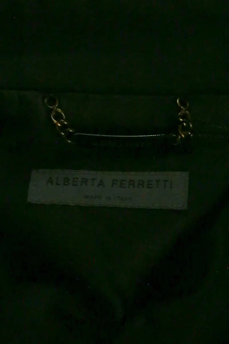 Manteau Alberta Ferretti Noir en Synthétique