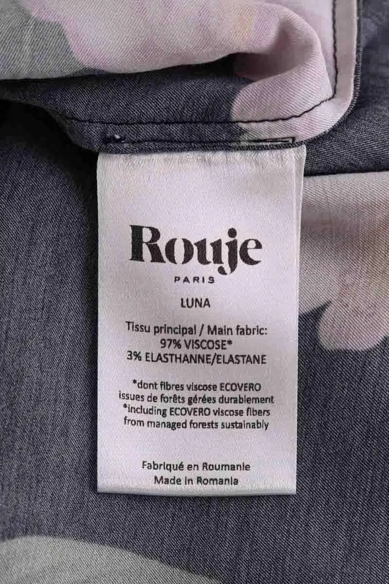 Top sans manche Rouje Noir en Viscose