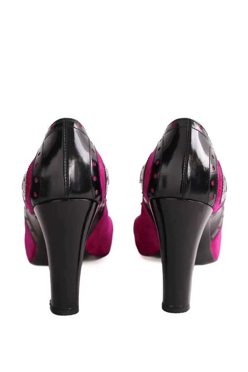 Talons Emporio Armani Violet en Daim