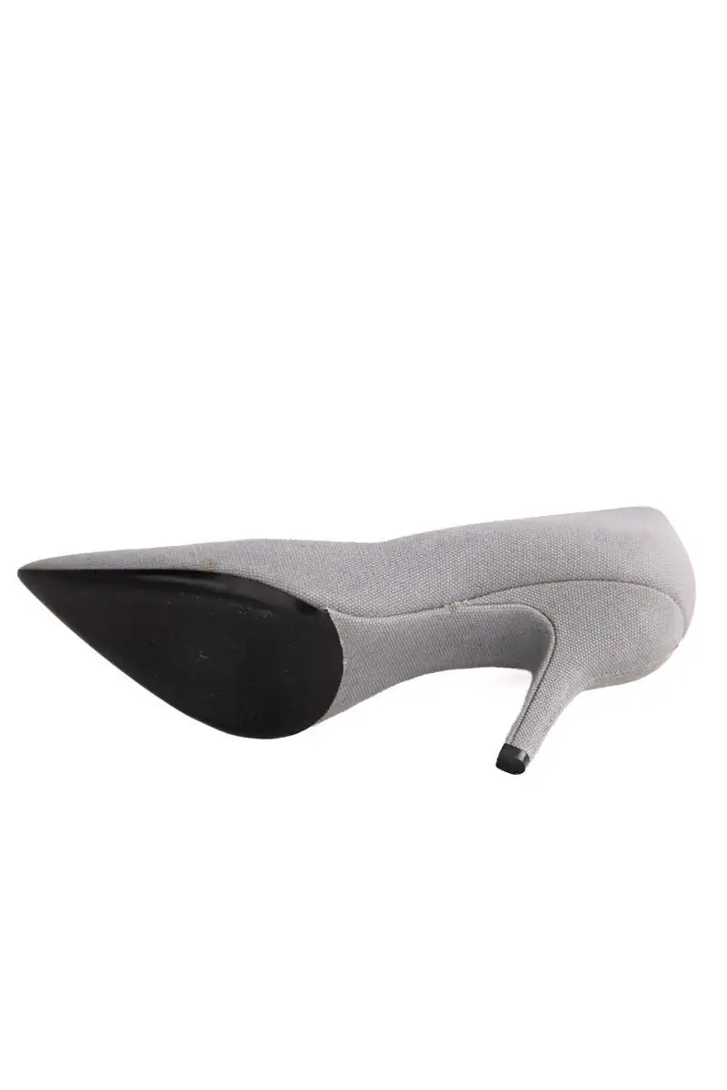 Talons Louis Vuitton Gris en Tissu