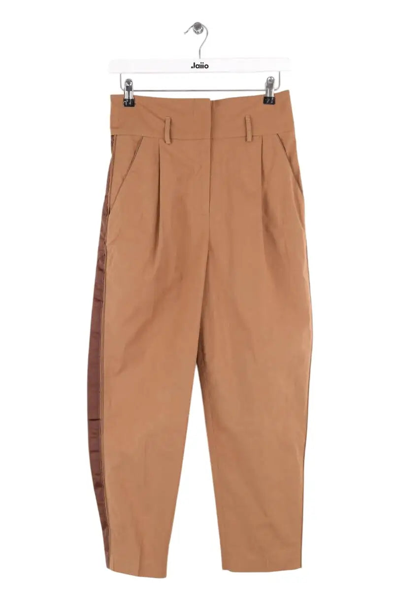 Pantalon Carot Liu Jo Camel en Coton, taille XS - Seconde Main
