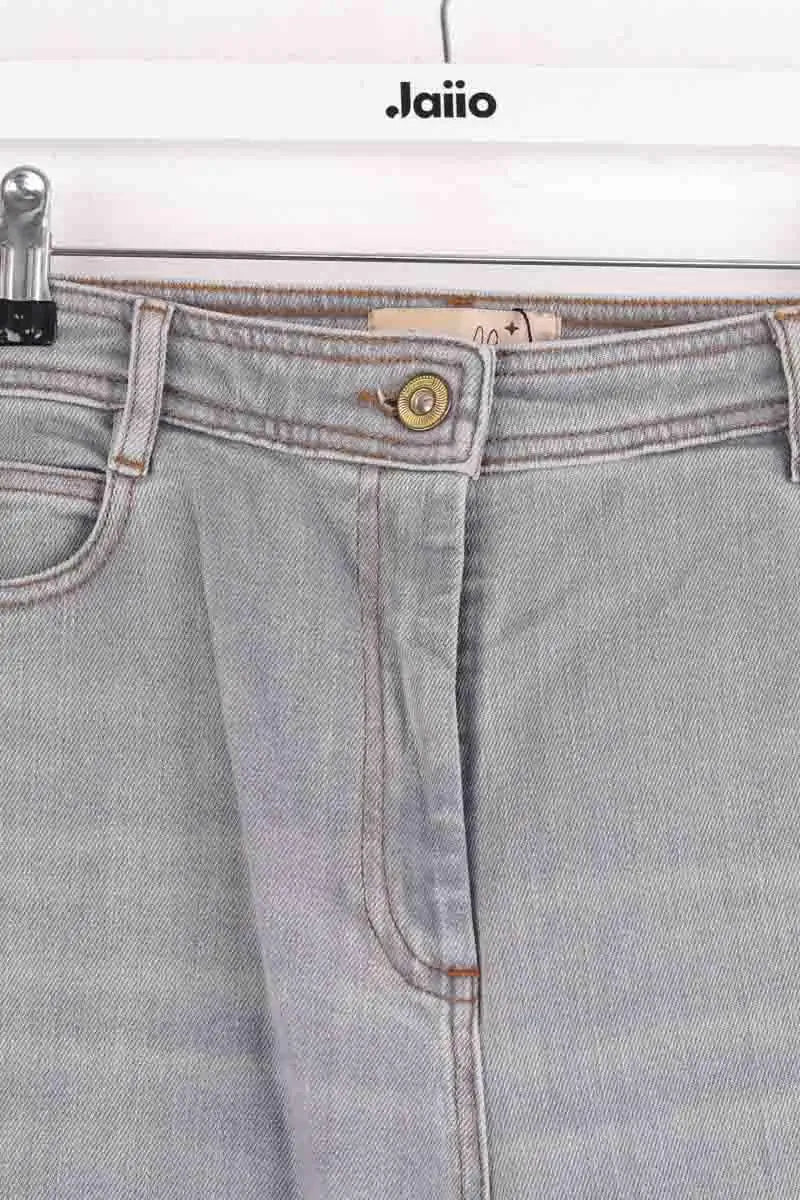 Jean large Sessun Captain Denim Gris en Coton
