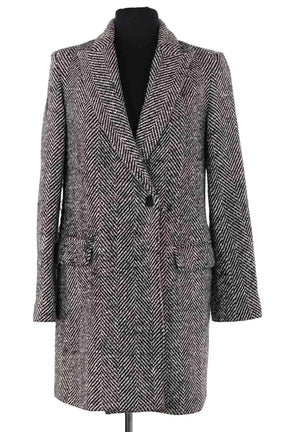 Manteau Zadig & Voltaire Noir en Synthétique, taille XS - Seconde Main