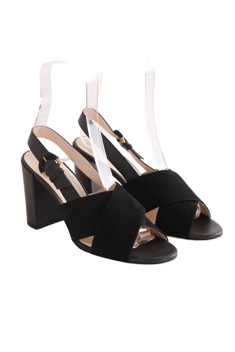 Talons Tod's Noir en Cuir