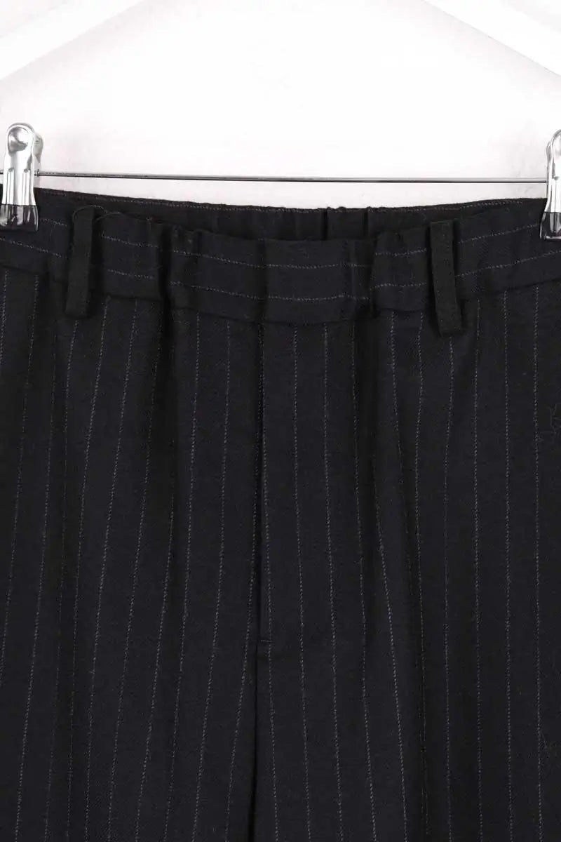 Pantalon large Sacai Noir en Laine