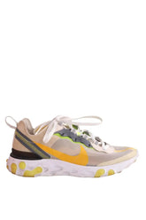 Baskets Nike React Element 87 Jaune en Tissu, taille 36 - Seconde Main