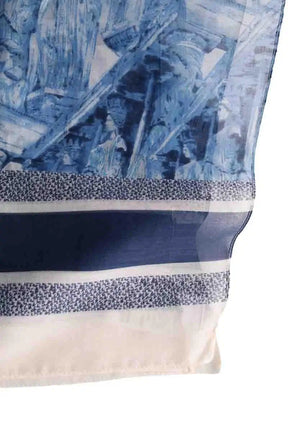 Carré Dior Bleu en Coton