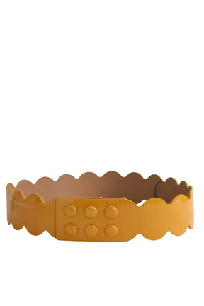 Ceinture en cuir Paule Ka Jaune en Cuir verni, taille M - Seconde Main
