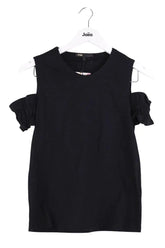 Top Maje Noir en Coton, taille S - Seconde Main