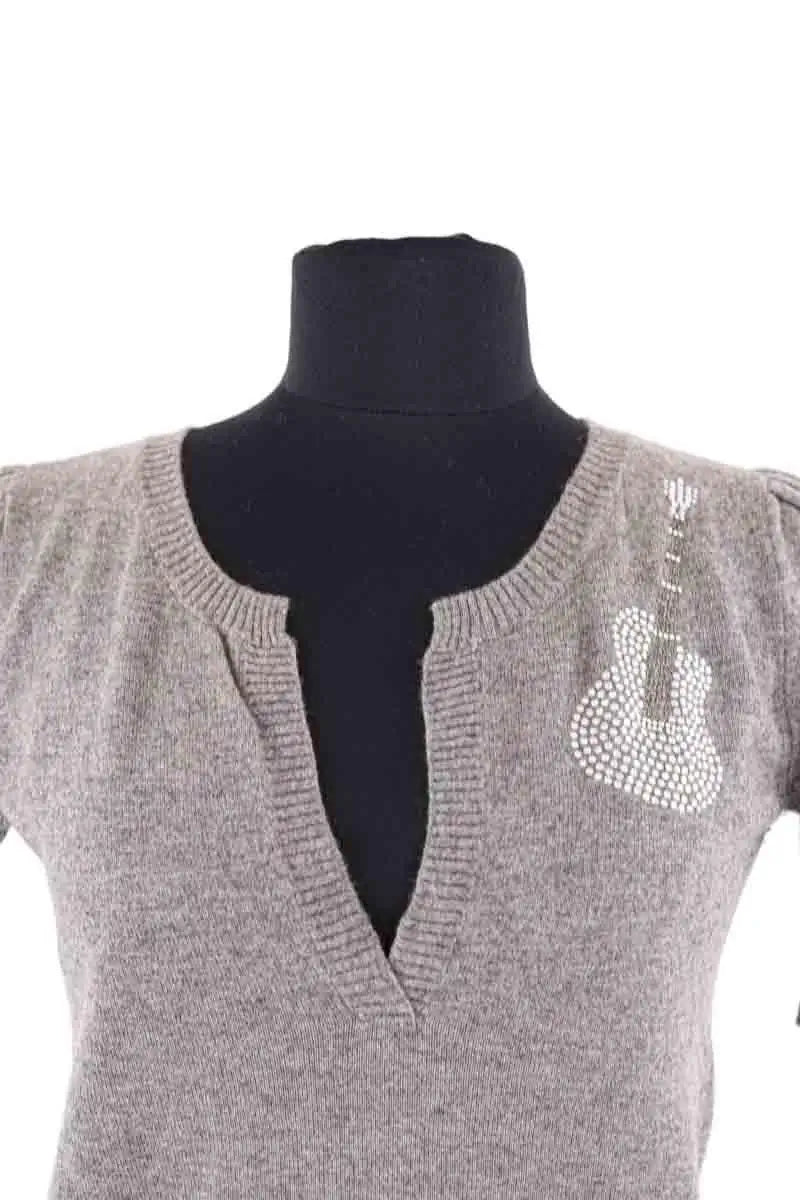 Top Maje Rock 2 Gris en Synthétique
