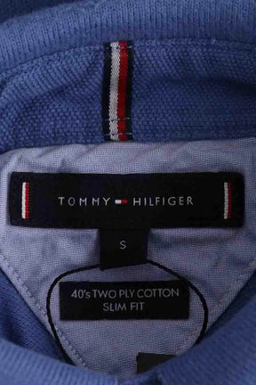 Polo Tommy Hilfiger Bleu en Coton