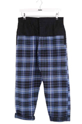 Pantalon droit Vivienne Westwood Bleu en Lin, taille XXXL - Seconde Main