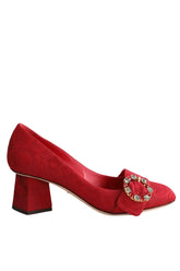 Talons Dolce & Gabbana Rouge en Tissu, taille 37 - Seconde Main