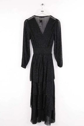 Robe Maje Ruffiniti Noir en Synthétique