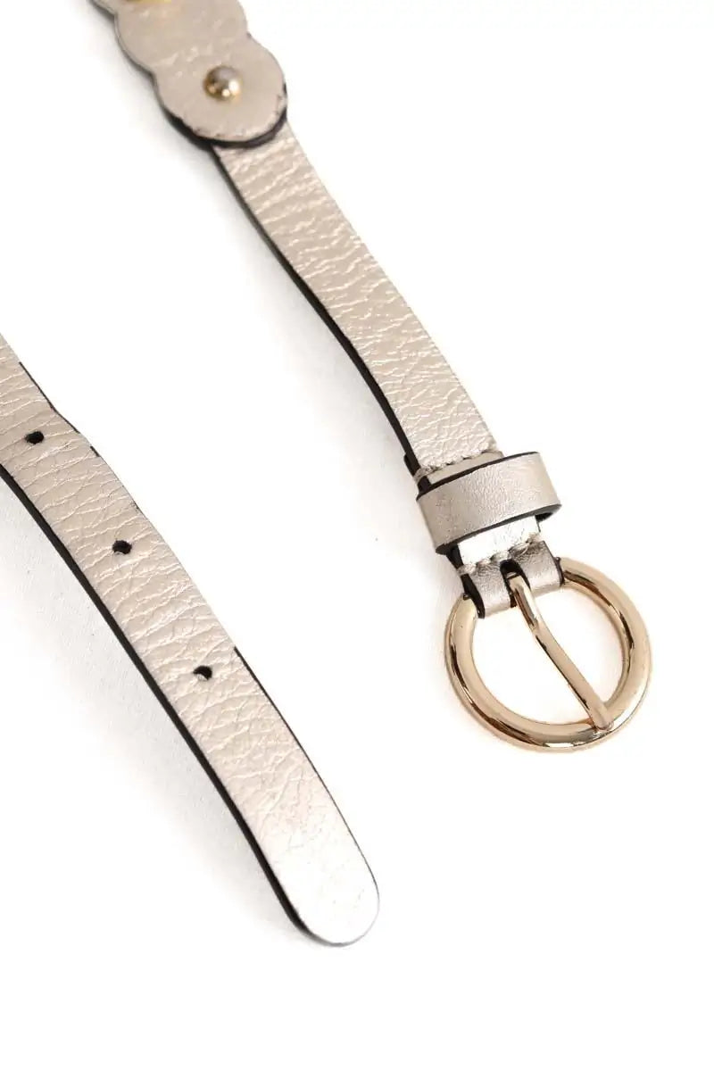 Ceinture en cuir Sandro Doré en Cuir