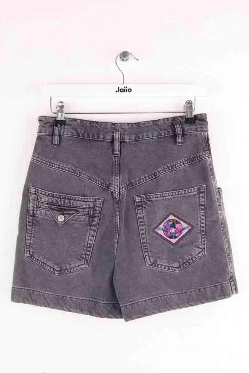 Short Isabel Marant Esquia Anthracite en Coton