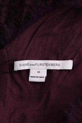 Robe Diane Von Furstenberg Violet en Synthétique