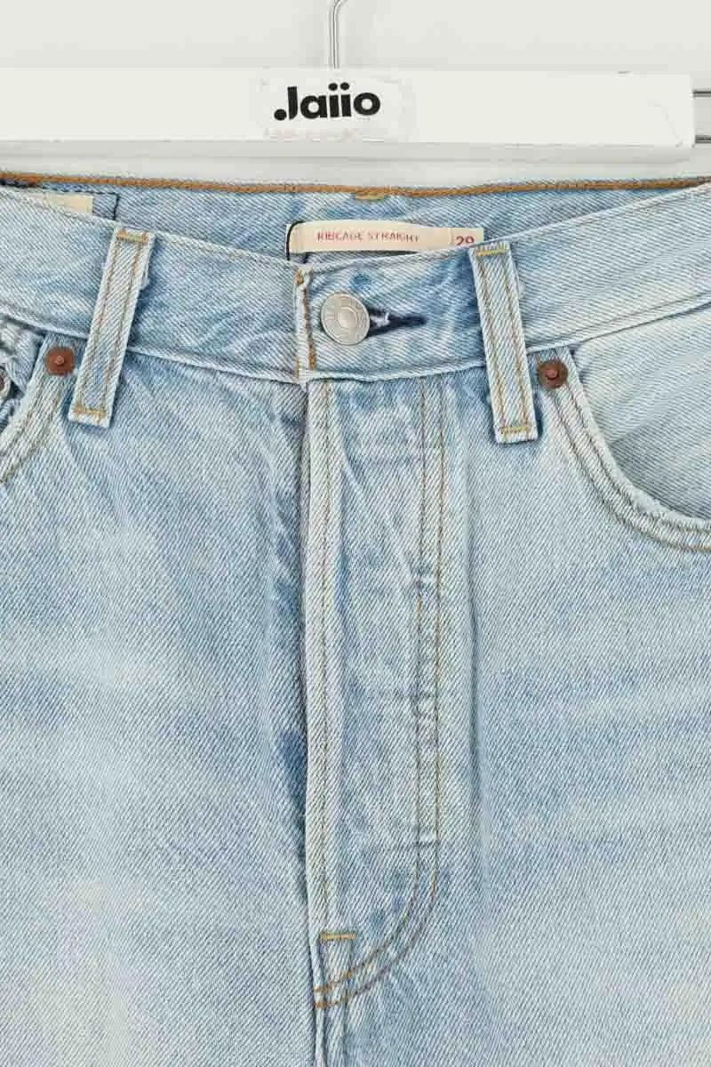 Jean droit Levi's Bleu en Coton