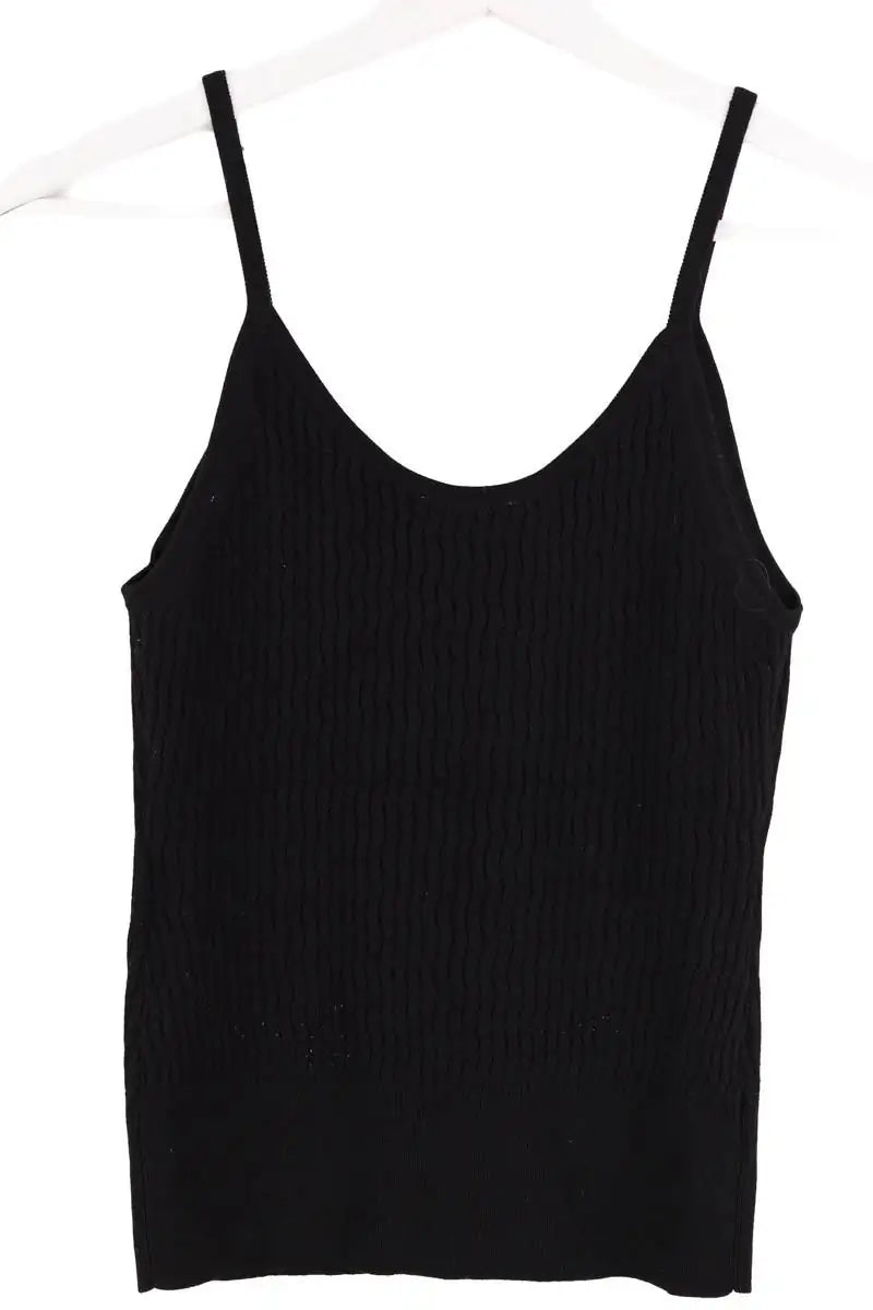 Top sans manche Claudie Pierlot Noir en Viscose