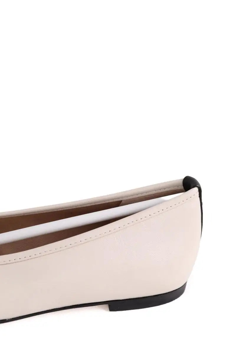Ballerines LK Bennett Hanna Ecru en Cuir