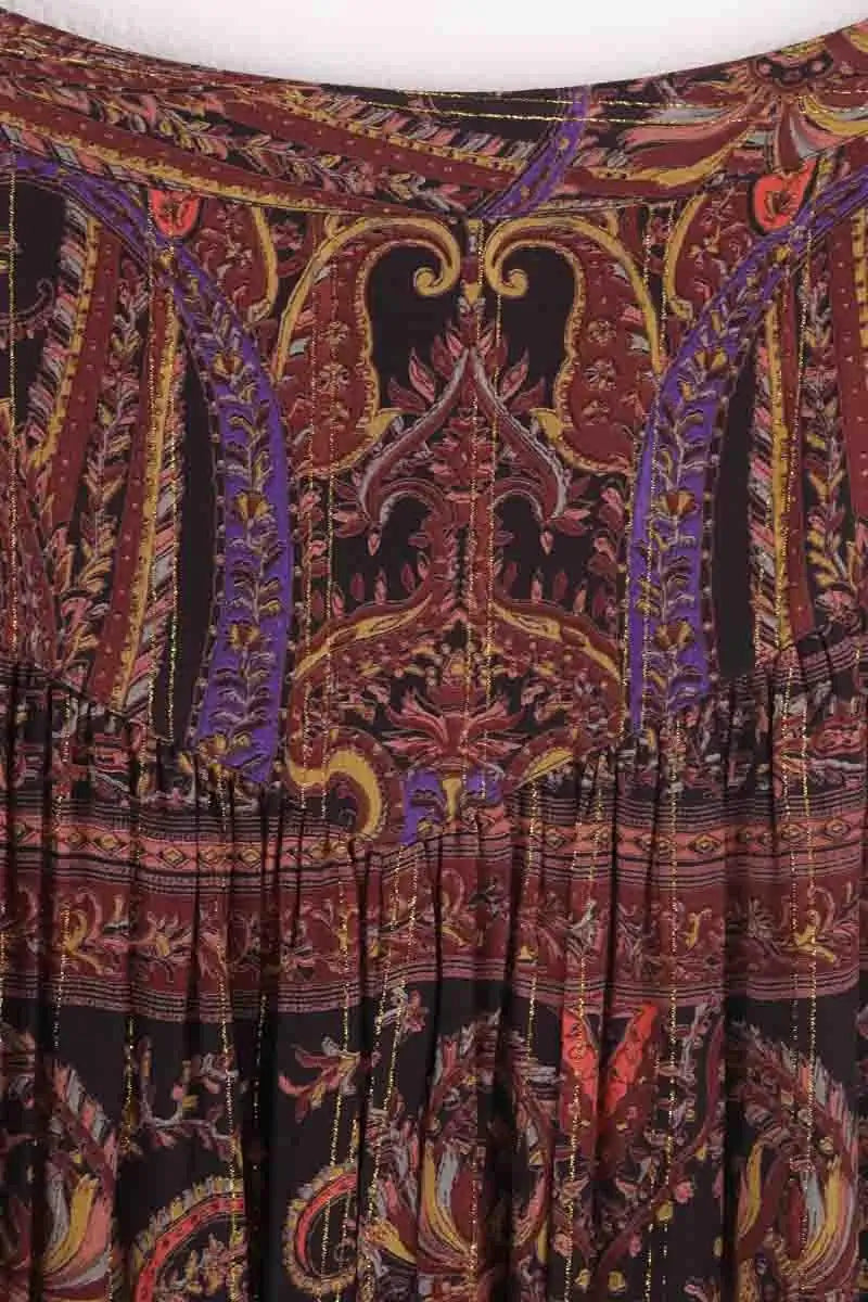 Jupe Laurence Bras Marron en Viscose