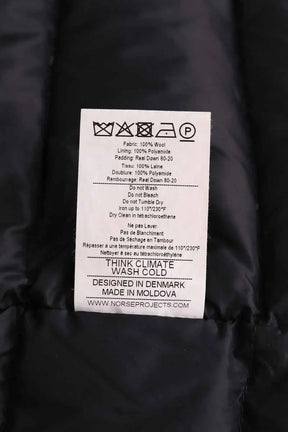 Doudoune Norse Projects Anthracite en Fourrure