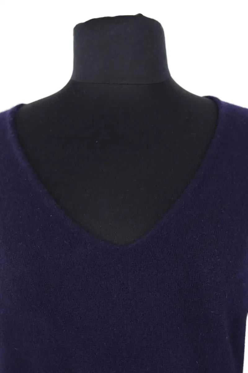 Robe Eric Bompard Marine en Cachemire