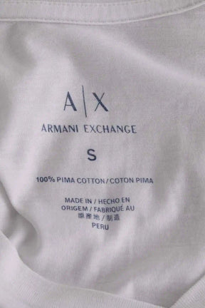 T-shirt Armani Exchange Blanc en Coton
