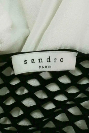 Robe Sandro Blanc en Synthétique