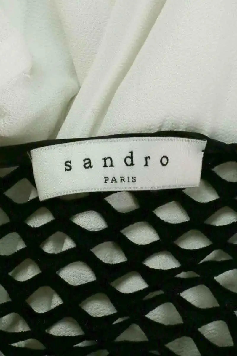 Robe Sandro Blanc en Synthétique