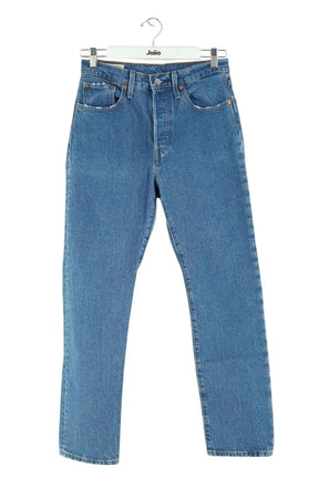 Jean droit Levi's Bleu en Coton, taille M - Seconde Main