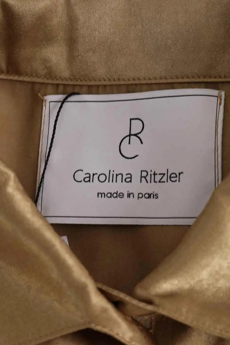 Chemise Carolina Ritzler Doré en Synthétique