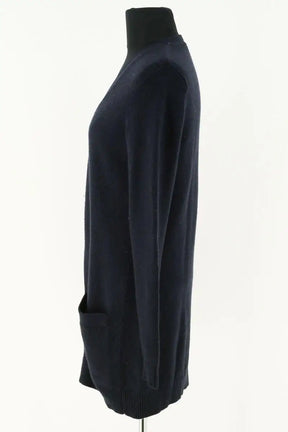 Cardigan Tory Burch Bleu en Laine