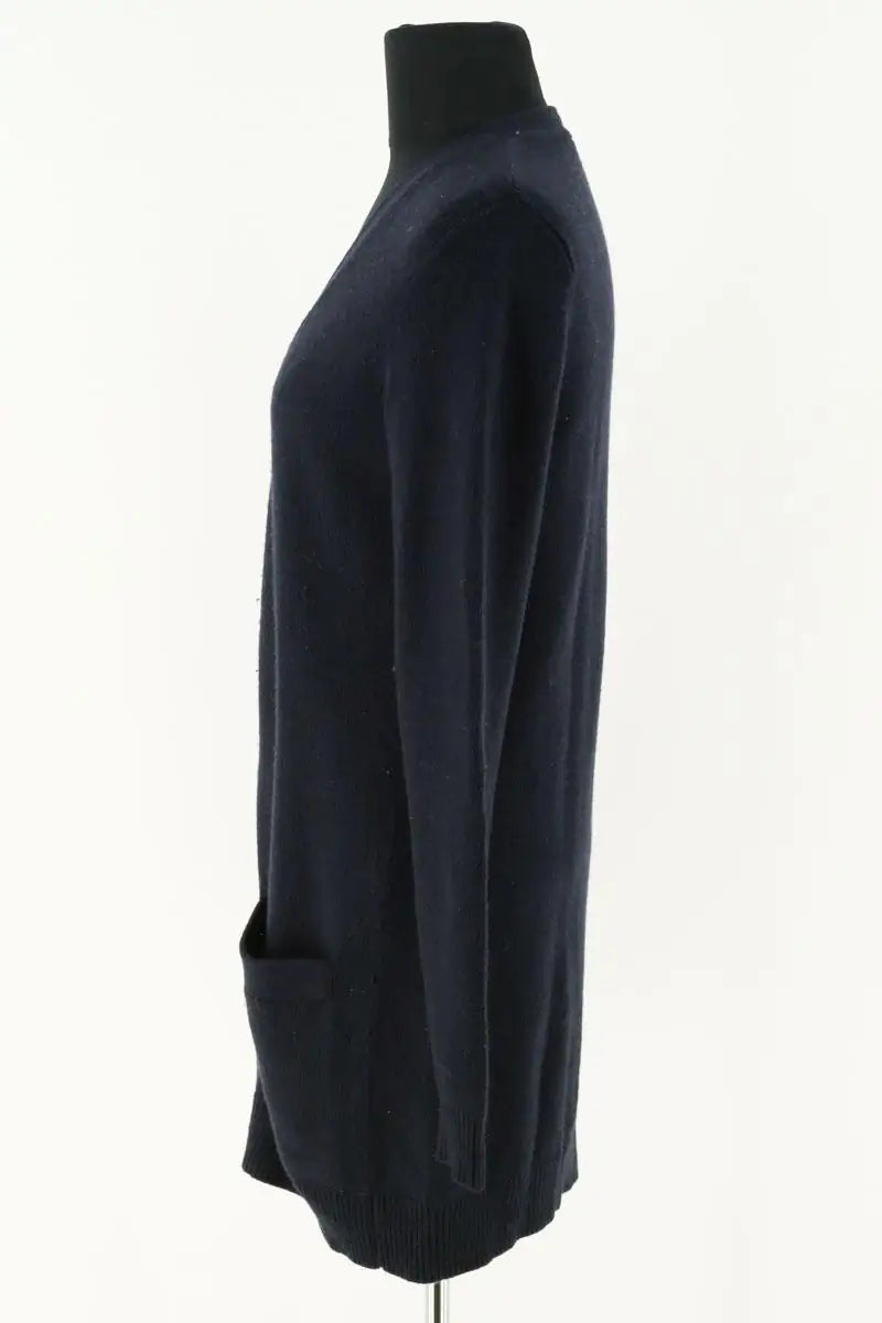 Cardigan Tory Burch Bleu en Laine