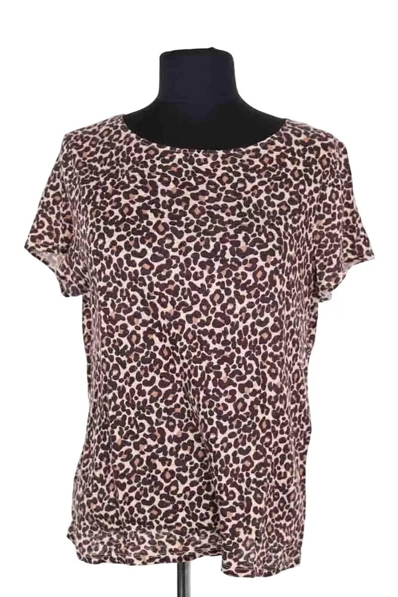 T-shirt Sézane Marron en Lin, taille XS - Seconde Main