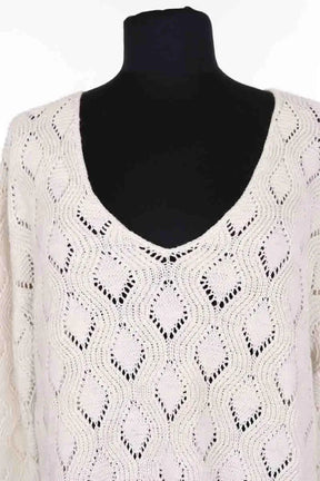 Pull Bonpoint Blanc en Laine