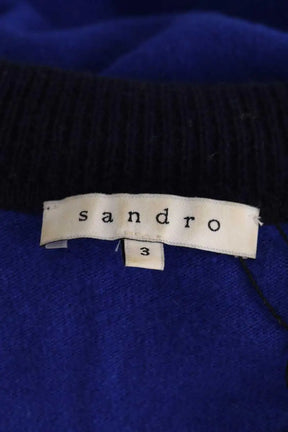 Pull Sandro Bleu en Viscose