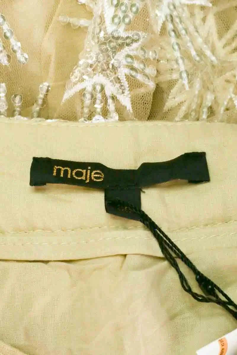 Jupe Maje Doré en Viscose