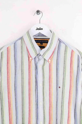 Chemise Tommy Hilfiger Bleu en Lin