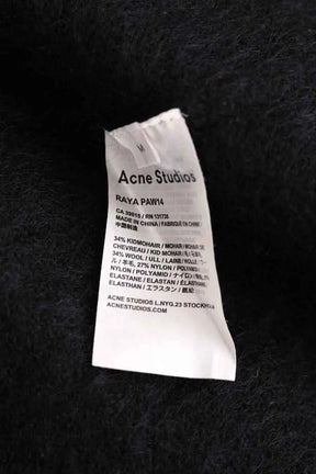 Gilet Acne Studios Noir en Laine